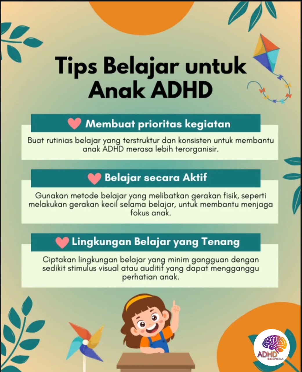 Strategi Belajar yang Cocok untuk Anak ADHD di Kabupaten Ngada